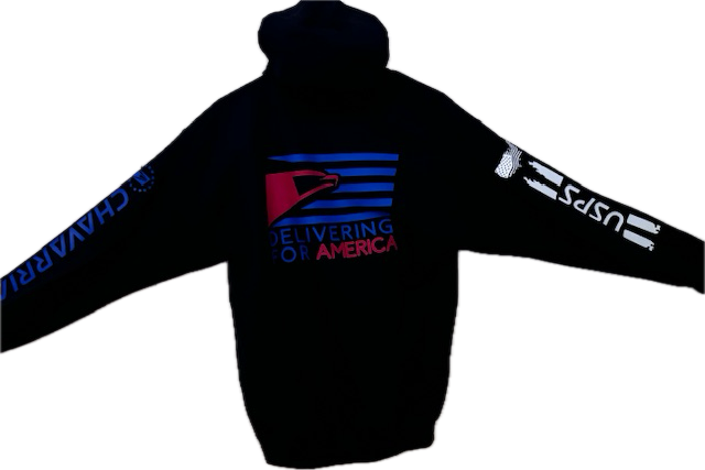 Customizable Postal Hoodie- Delivering for America