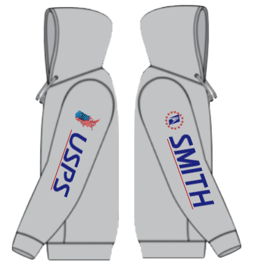 Customizable Postal Hoodie- Delivering for America
