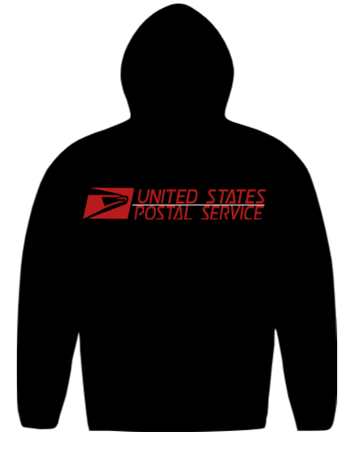 Customizable Postal Hoodie- USPS Throwback